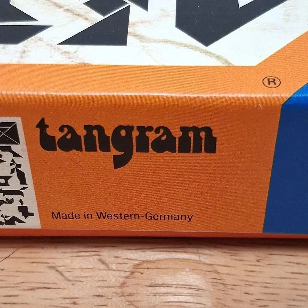 1976 Ravensburger Tangram Original China Puzzle West Germany Vintage